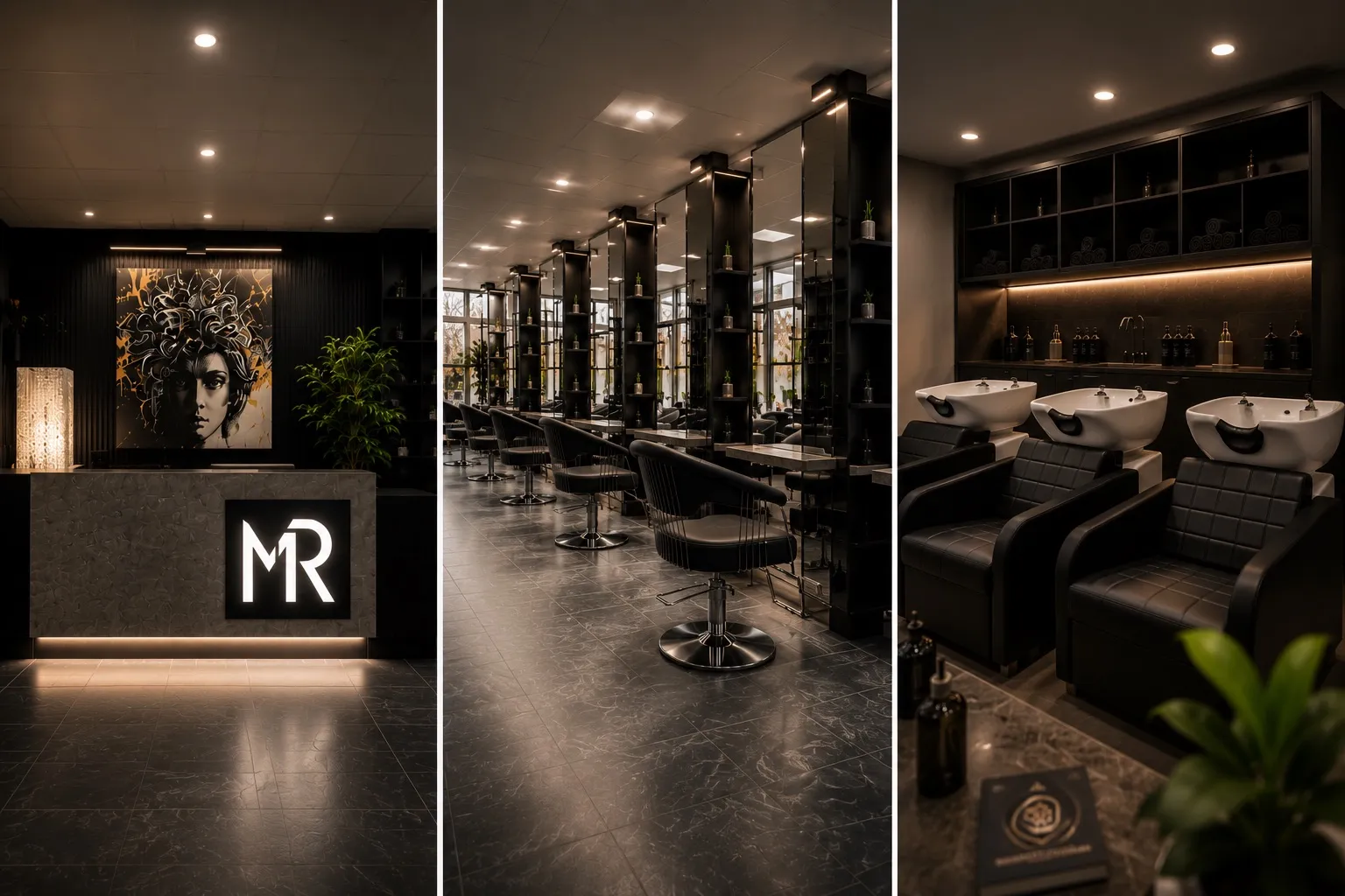 Friseursalon – Projektformat