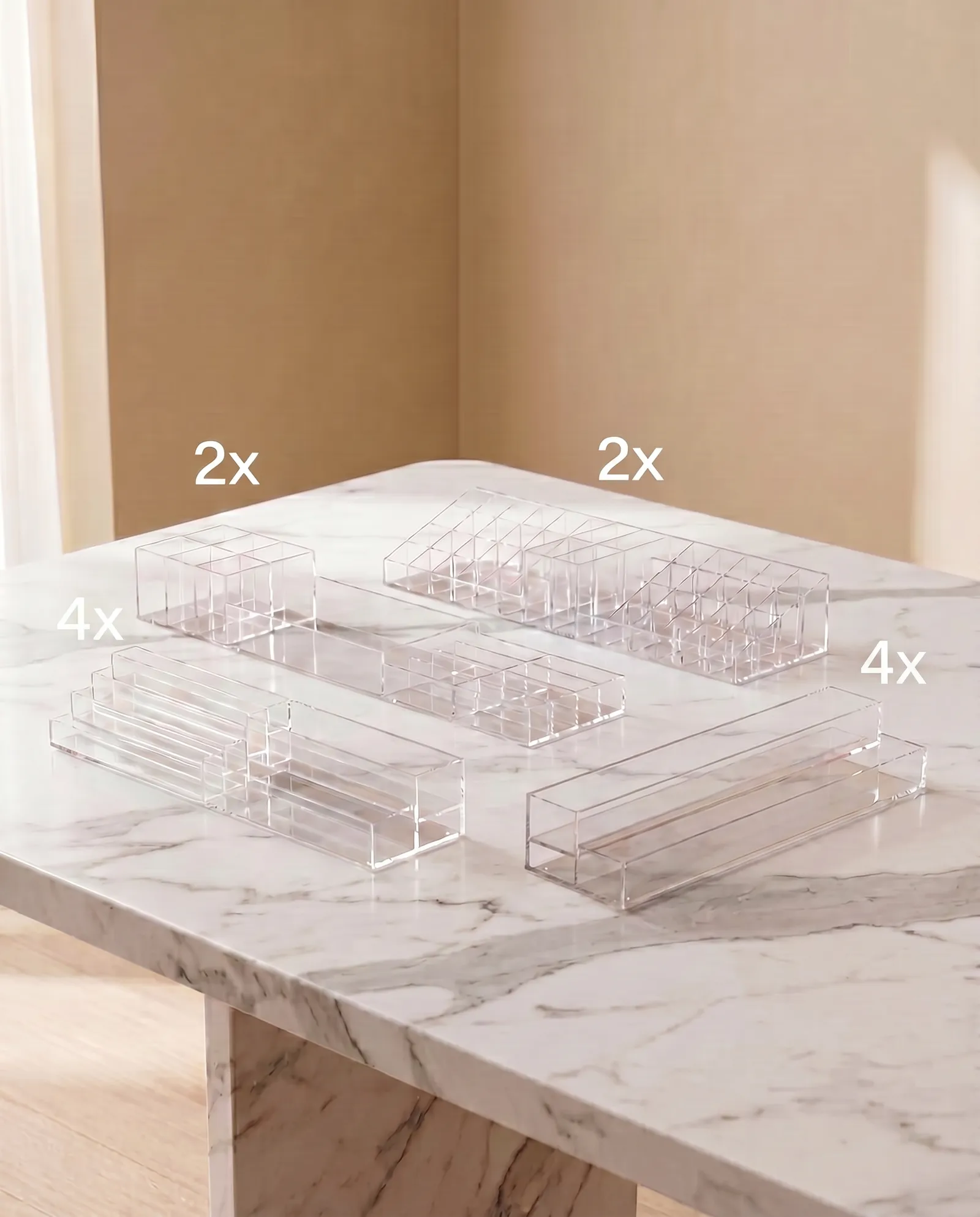 Stauraum und Organisation in einem POUDREUCE Beauty Space